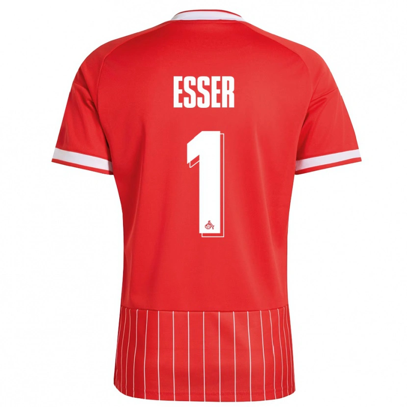Danxen Criança Camisola Jacob Esser #1 Vermelho Branco Verde Alternativa 2026/27 Camisa Brasil