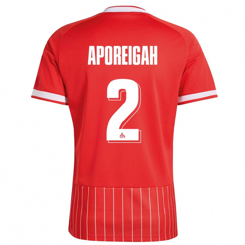 Danxen Criança Camisola Leo Aporeigah #2 Vermelho Branco Verde Alternativa 2026/27 Camisa Brasil
