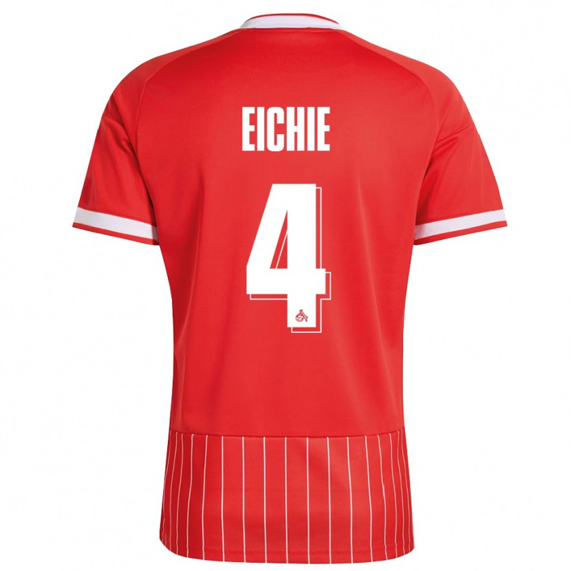 Danxen Criança Camisola David Eichie #4 Vermelho Branco Verde Alternativa 2026/27 Camisa Brasil