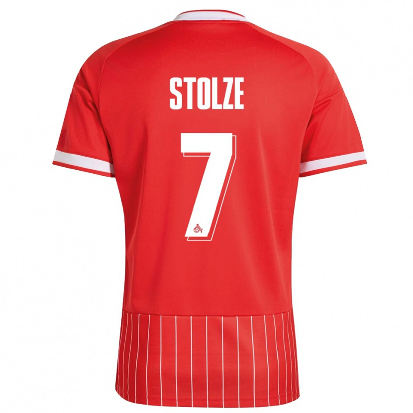 Danxen Criança Camisola Anna-Lena Stolze #7 Vermelho Branco Verde Alternativa 2026/27 Camisa Brasil