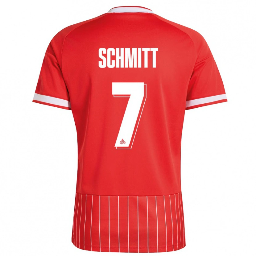Danxen Criança Camisola Oliver Schmitt #7 Vermelho Branco Verde Alternativa 2026/27 Camisa Brasil