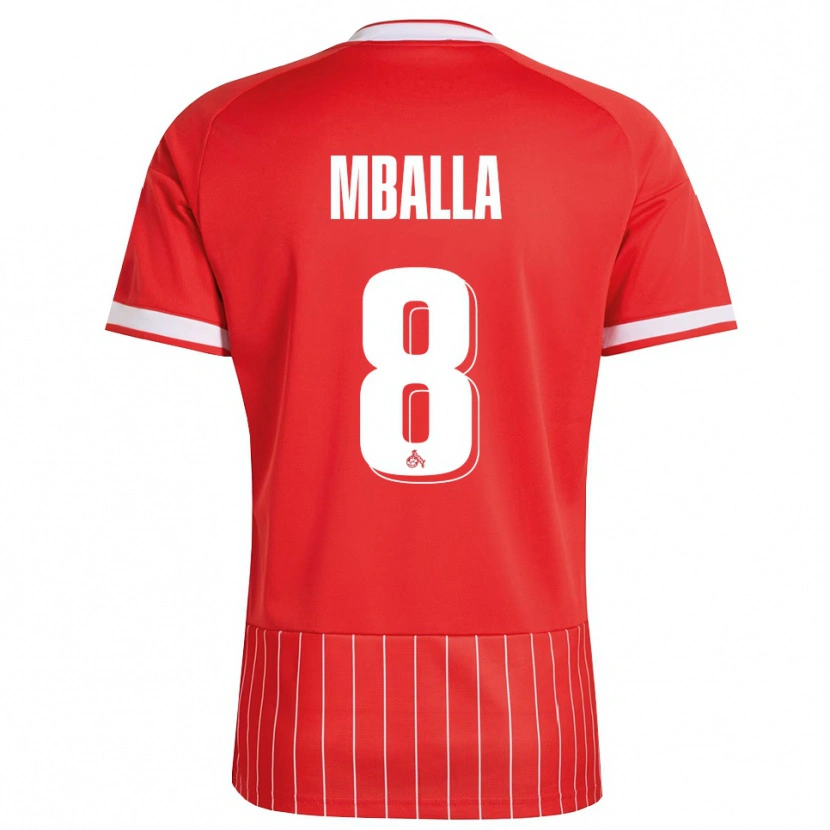 Danxen Criança Camisola Loiks Mballa #8 Vermelho Branco Verde Alternativa 2026/27 Camisa Brasil