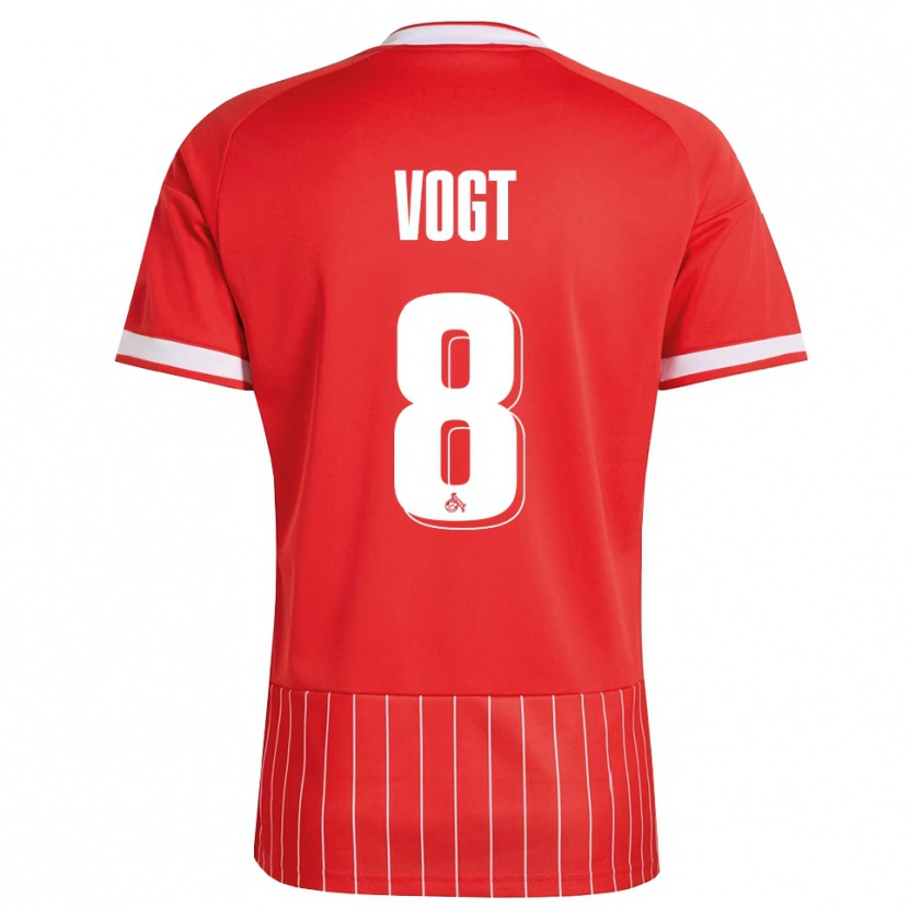 Danxen Criança Camisola Laura Vogt #8 Vermelho Branco Verde Alternativa 2026/27 Camisa Brasil