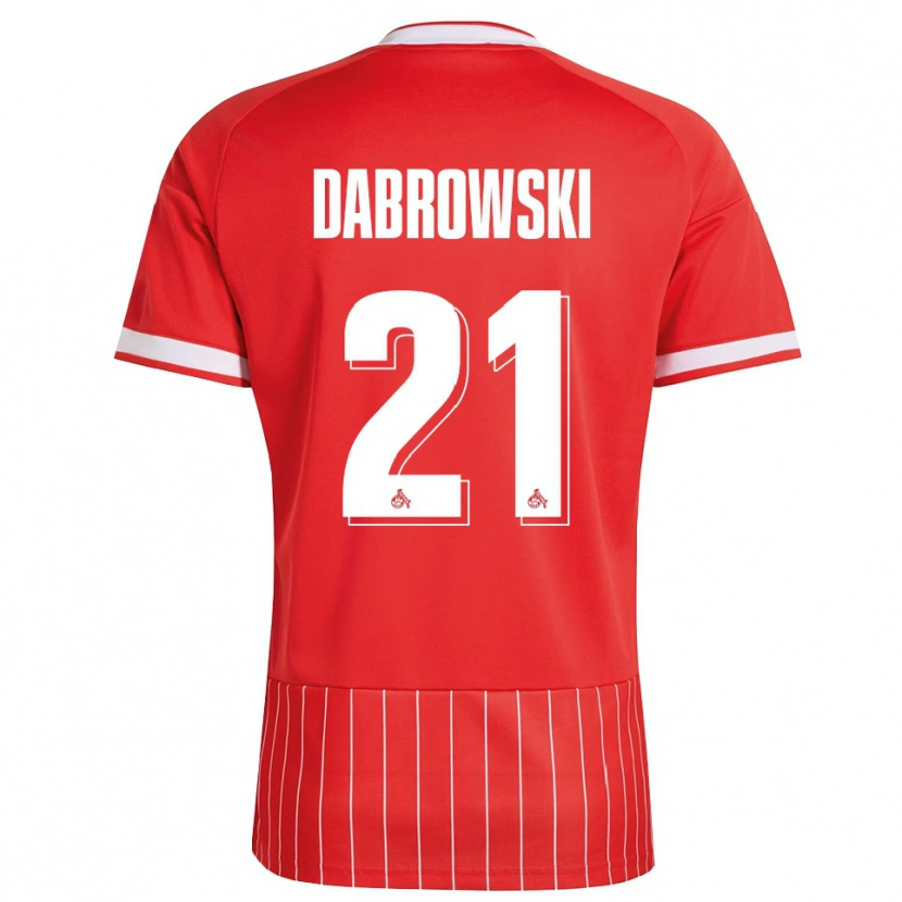 Danxen Criança Camisola Luc Dabrowski #21 Vermelho Branco Verde Alternativa 2026/27 Camisa Brasil