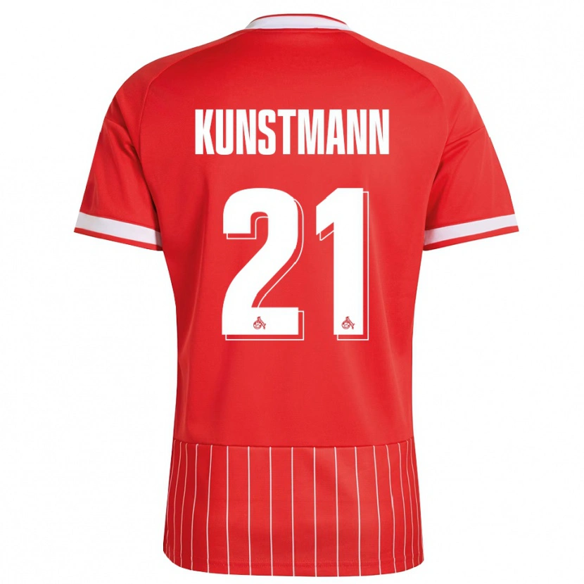 Danxen Criança Camisola Jonas Kunstmann #21 Vermelho Branco Verde Alternativa 2026/27 Camisa Brasil