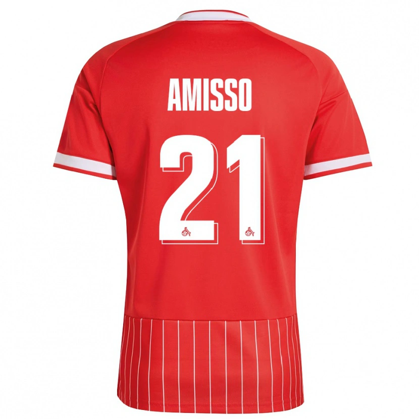 Danxen Criança Camisola Gabriel Amisso #21 Vermelho Branco Verde Alternativa 2026/27 Camisa Brasil