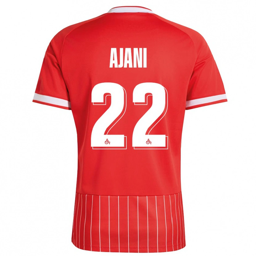 Danxen Criança Camisola Marvin Ajani #22 Vermelho Branco Verde Alternativa 2026/27 Camisa Brasil