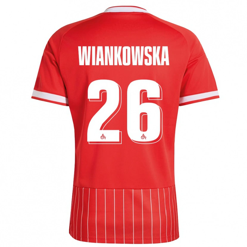 Danxen Criança Camisola Martyna Wiankow­ska #26 Vermelho Branco Verde Alternativa 2026/27 Camisa Brasil
