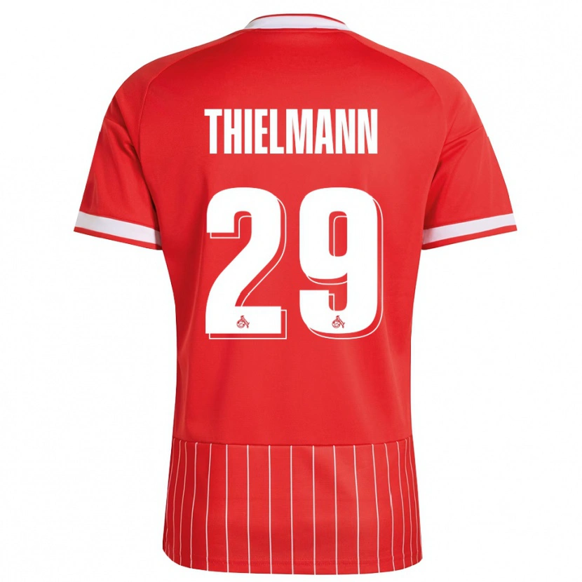 Danxen Criança Camisola Jan Thielmann #29 Vermelho Branco Verde Alternativa 2026/27 Camisa Brasil