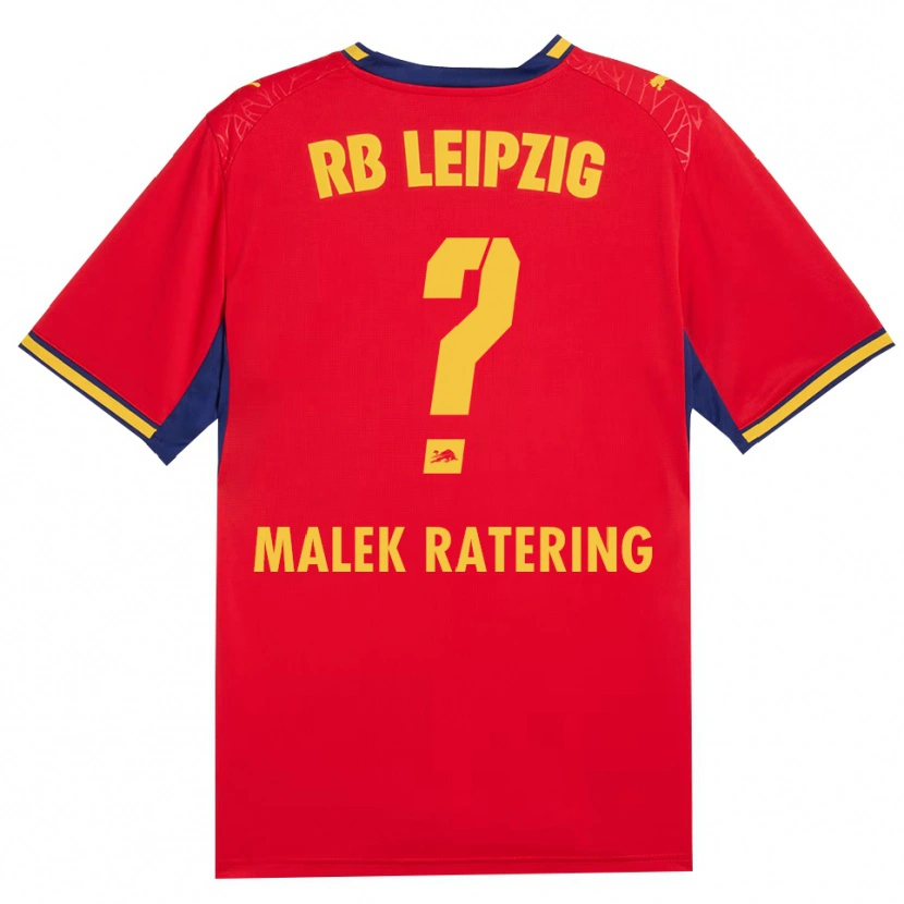 Danxen Criança Camisola Jaro-Malek Ratering #0 Vermelho Amarelo Azul Real Alternativa 2026/27 Camisa Brasil