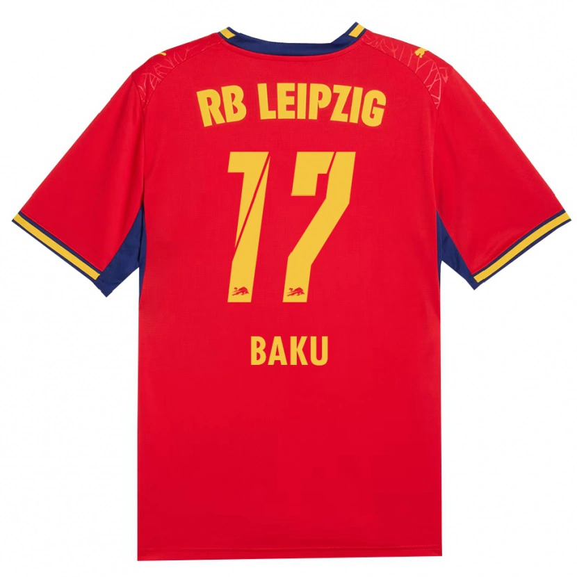 Danxen Criança Camisola Ridle Baku #17 Vermelho Amarelo Azul Real Alternativa 2026/27 Camisa Brasil