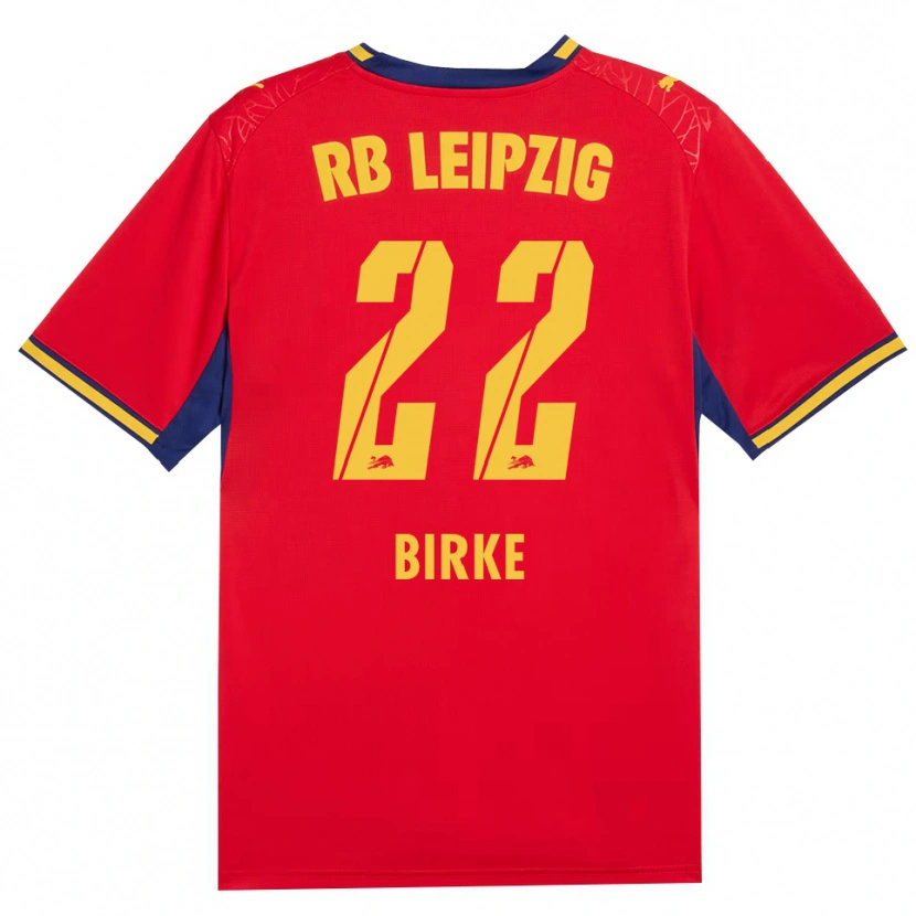 Danxen Criança Camisola Lennox Birke #22 Vermelho Amarelo Azul Real Alternativa 2026/27 Camisa Brasil