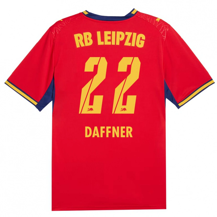 Danxen Criança Camisola Felix Daffner #22 Vermelho Amarelo Azul Real Alternativa 2026/27 Camisa Brasil