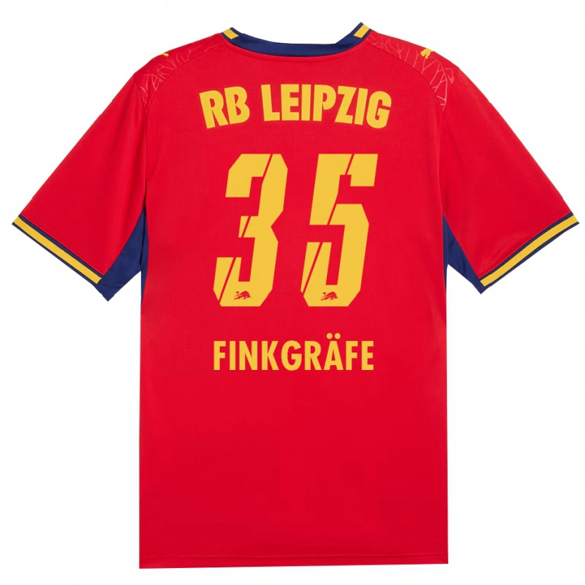 Danxen Criança Camisola Max Finkgräfe #35 Vermelho Amarelo Azul Real Alternativa 2026/27 Camisa Brasil