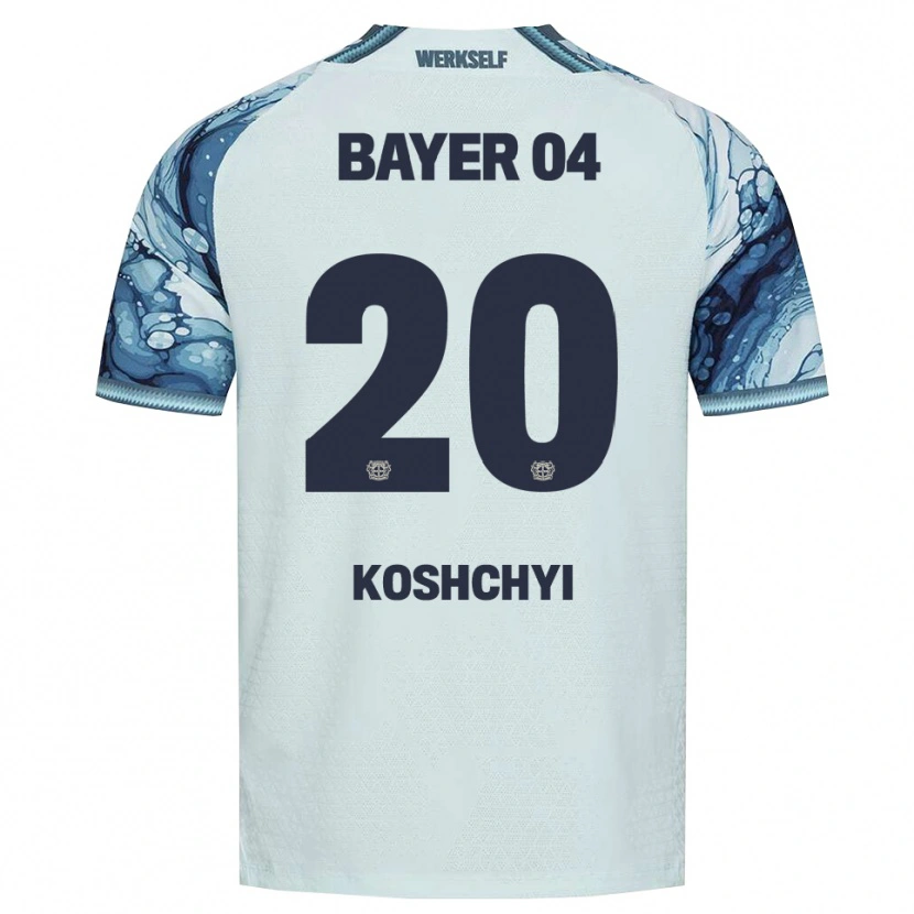 Danxen Criança Camisola Yegor Koshchyi #20 Verde Escuro Preto Alternativa 2026/27 Camisa Brasil