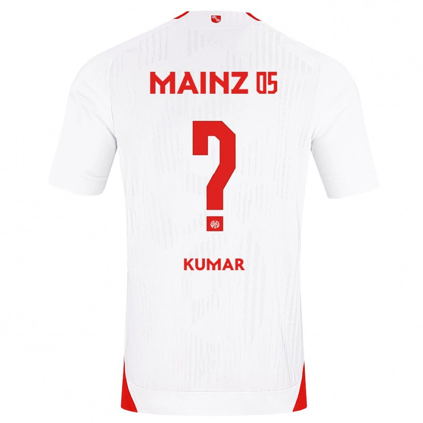 Danxen Criança Camisola Florian Kumar #0 Branco Vermelho Amarelo Alternativa 2026/27 Camisa Brasil