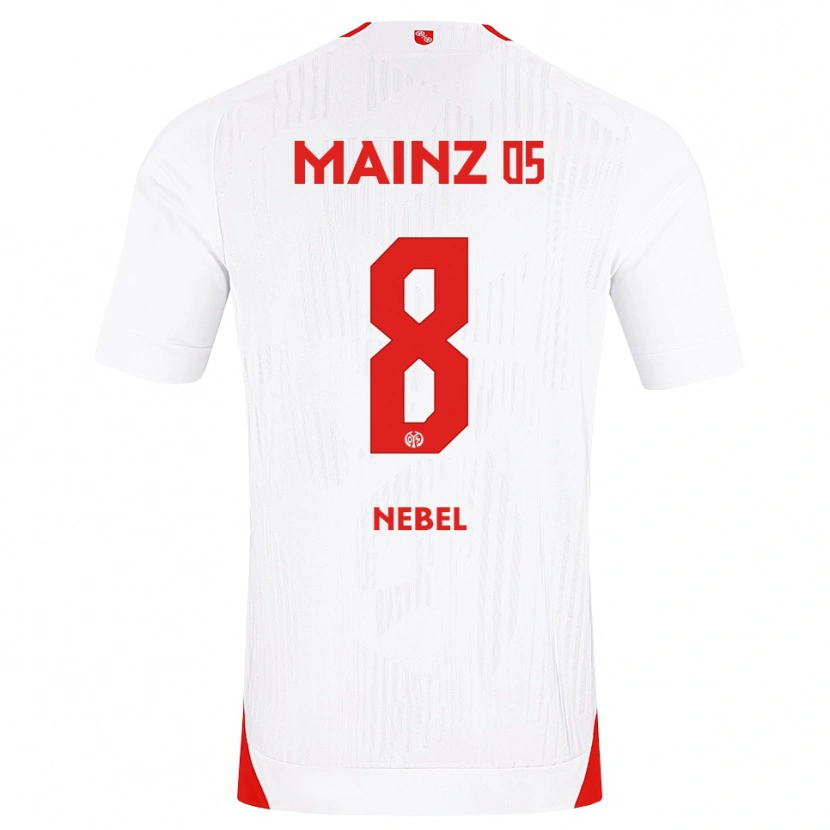 Danxen Criança Camisola Paul Nebel #8 Branco Vermelho Amarelo Alternativa 2026/27 Camisa Brasil