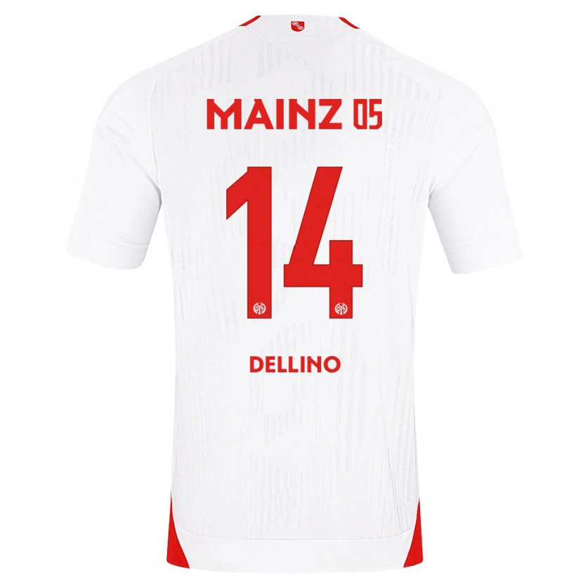 Danxen Criança Camisola Luca Dellino #14 Branco Vermelho Amarelo Alternativa 2026/27 Camisa Brasil
