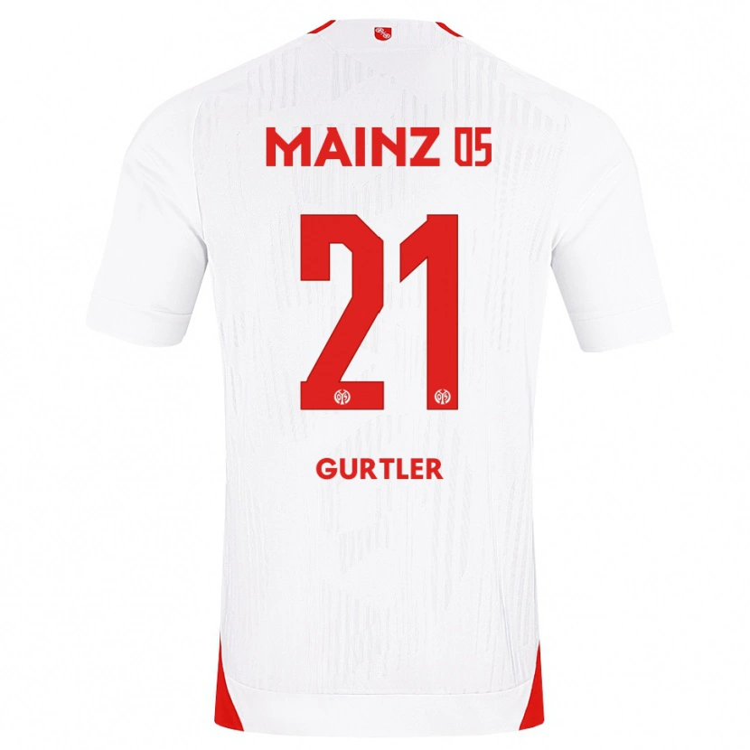Danxen Criança Camisola Lisa Gürtler #21 Branco Vermelho Amarelo Alternativa 2026/27 Camisa Brasil