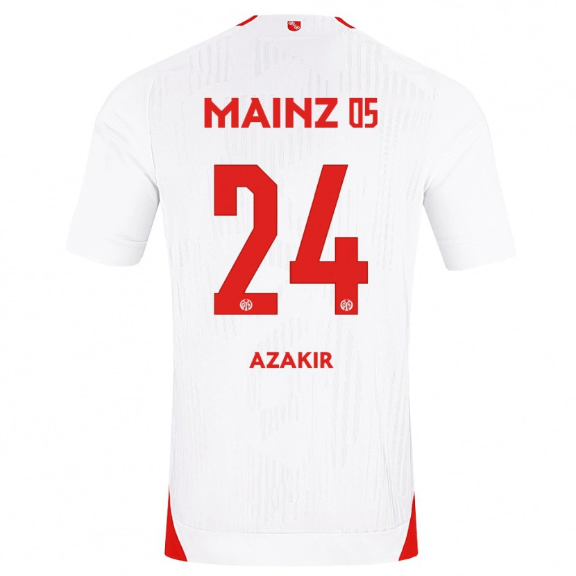 Danxen Criança Camisola Dennis Azakir #24 Branco Vermelho Amarelo Alternativa 2026/27 Camisa Brasil