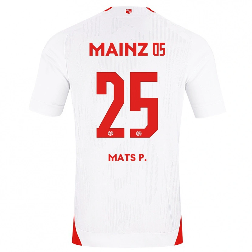 Danxen Criança Camisola Mats Preßler #25 Branco Vermelho Amarelo Alternativa 2026/27 Camisa Brasil