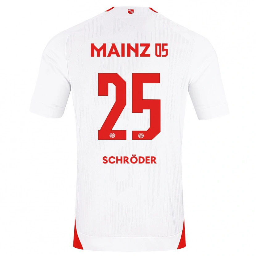 Danxen Criança Camisola Maxim Schröder #25 Branco Vermelho Amarelo Alternativa 2026/27 Camisa Brasil