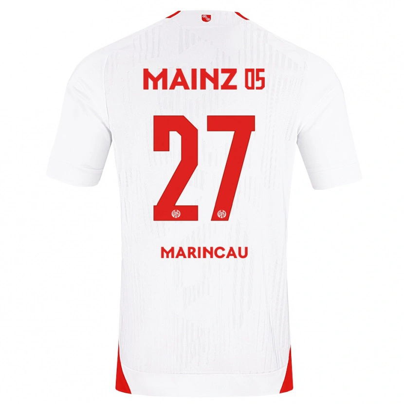 Danxen Criança Camisola Emanuel Marincău #27 Branco Vermelho Amarelo Alternativa 2026/27 Camisa Brasil