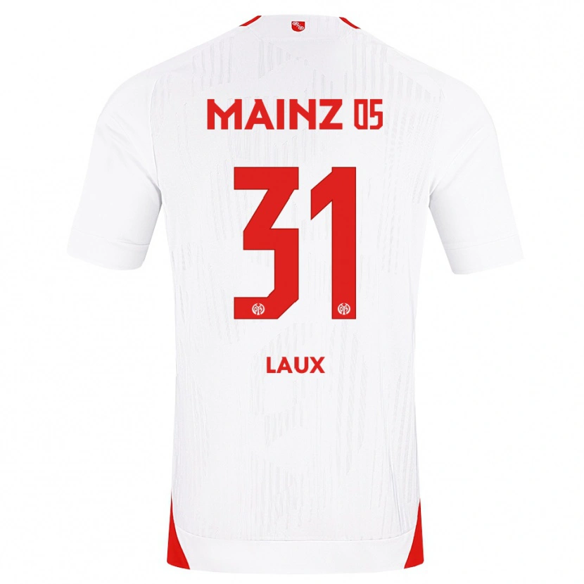 Danxen Criança Camisola Lucas Laux #31 Branco Vermelho Amarelo Alternativa 2026/27 Camisa Brasil