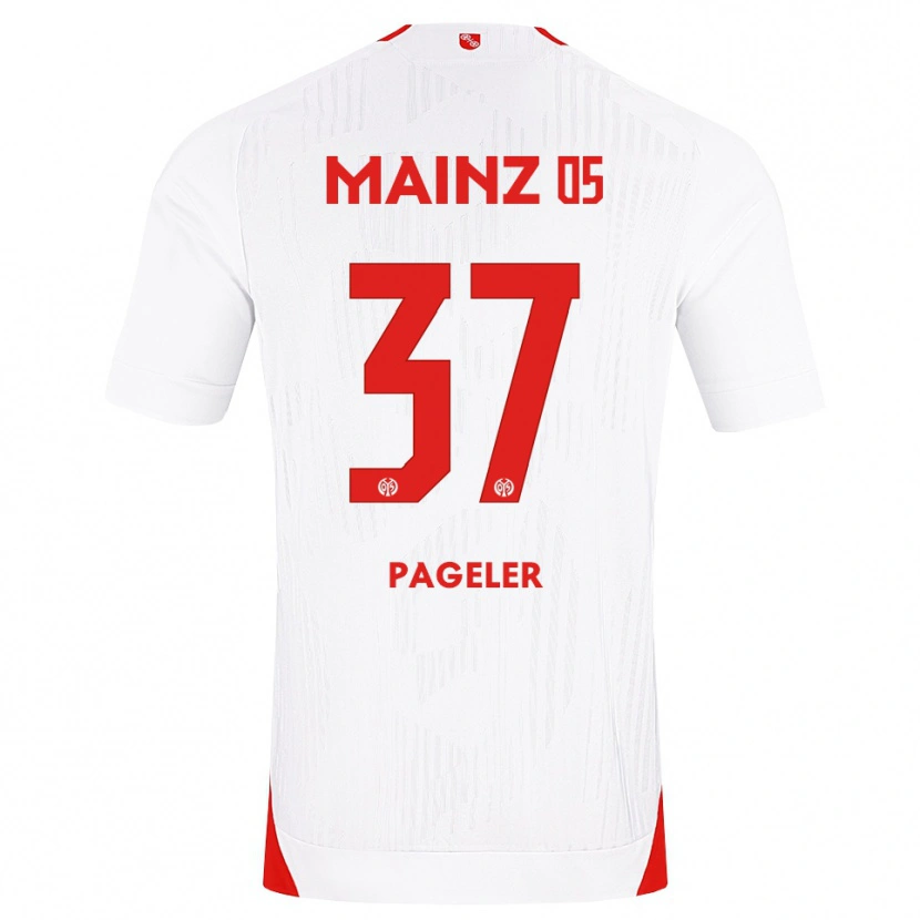 Danxen Criança Camisola Maja Pageler #37 Branco Vermelho Amarelo Alternativa 2026/27 Camisa Brasil