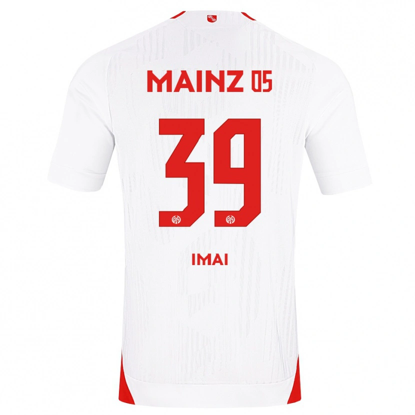 Danxen Criança Camisola Yurina Imai #39 Branco Vermelho Amarelo Alternativa 2026/27 Camisa Brasil