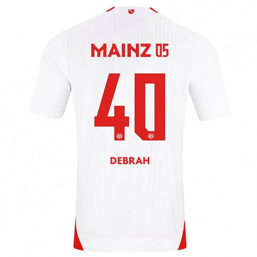 Danxen Criança Camisola Jeremiah Debrah #40 Branco Vermelho Amarelo Alternativa 2026/27 Camisa Brasil