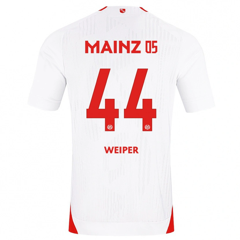Danxen Criança Camisola Nelson Weiper #44 Branco Vermelho Amarelo Alternativa 2026/27 Camisa Brasil