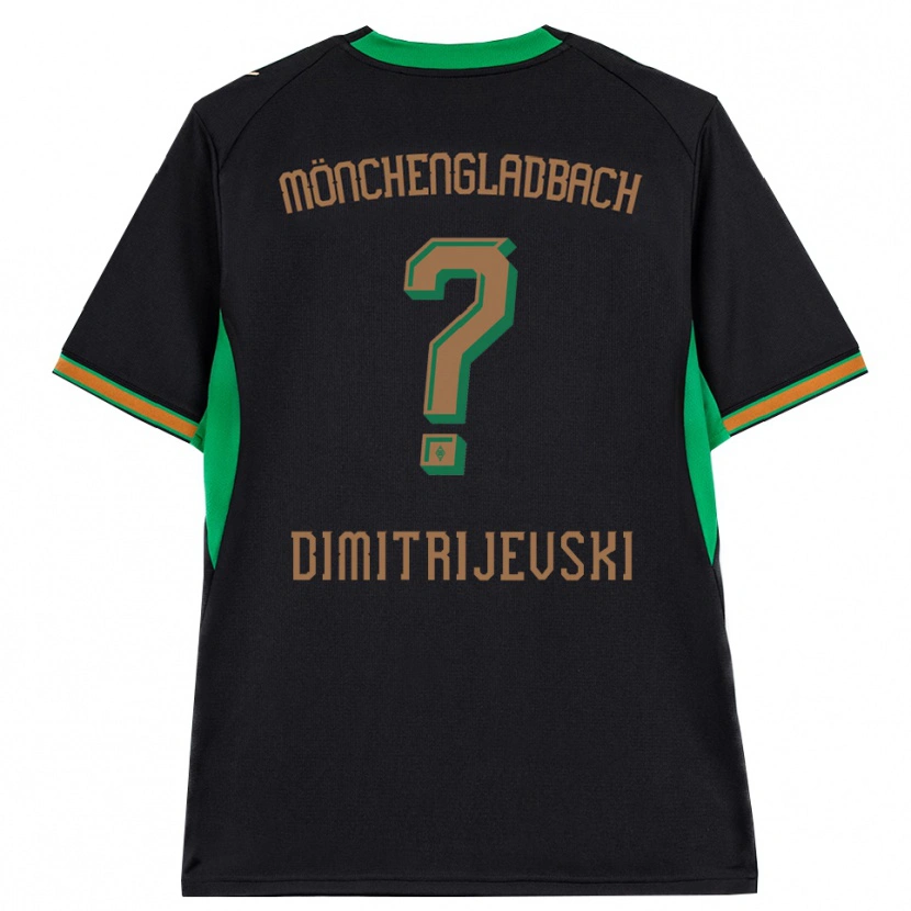 Danxen Criança Camisola Maximilian Dimitrijevski #0 Preto Laranja Verde Marrom Alternativa 2026/27 Camisa Brasil