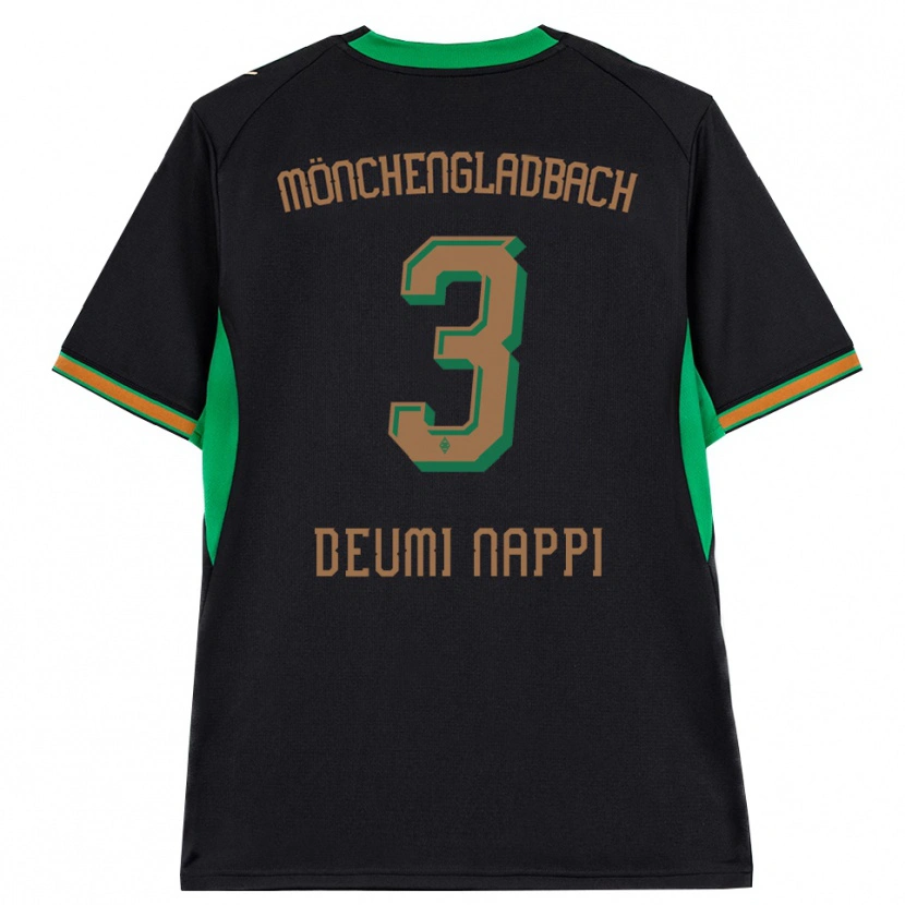 Danxen Criança Camisola Dimitrie Deumi Nappi #3 Preto Laranja Verde Marrom Alternativa 2026/27 Camisa Brasil