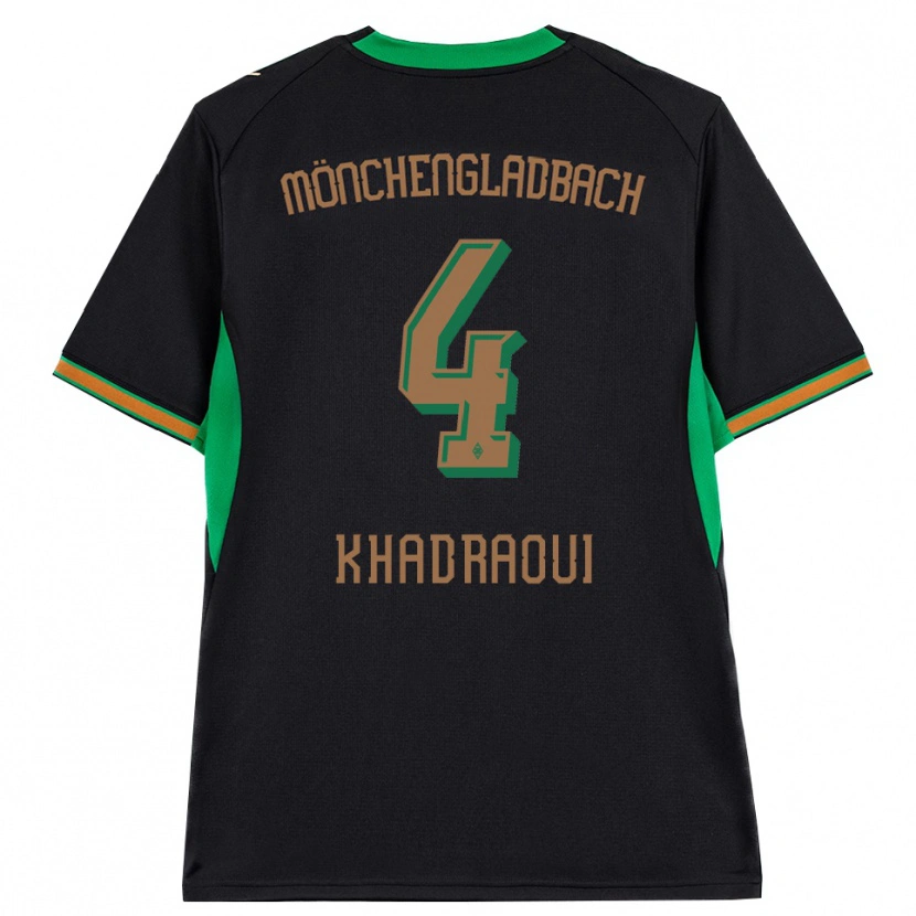 Danxen Criança Camisola Elias Khadraoui #4 Preto Laranja Verde Marrom Alternativa 2026/27 Camisa Brasil