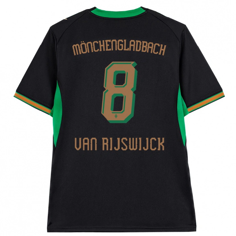 Danxen Criança Camisola Britt Van Rijswijck #8 Preto Laranja Verde Marrom Alternativa 2026/27 Camisa Brasil