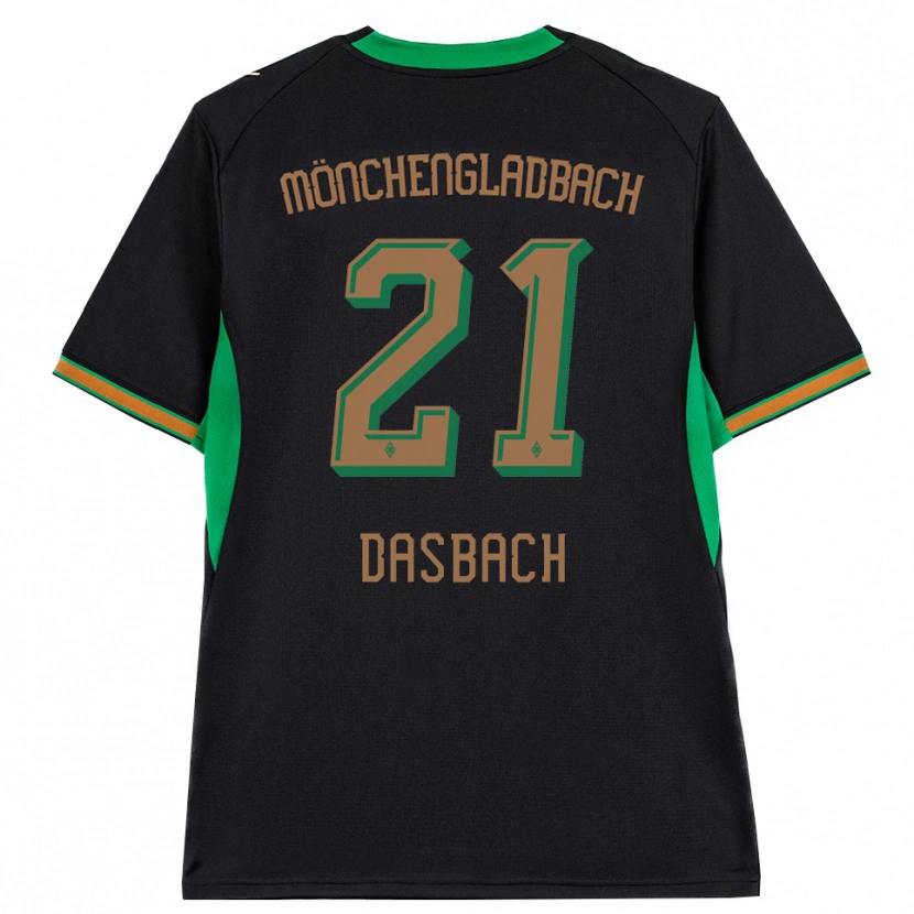 Danxen Criança Camisola Yannik Dasbach #21 Preto Laranja Verde Marrom Alternativa 2026/27 Camisa Brasil