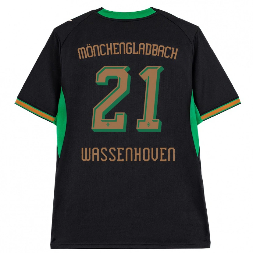 Danxen Criança Camisola Michelle Wassenhoven #21 Preto Laranja Verde Marrom Alternativa 2026/27 Camisa Brasil