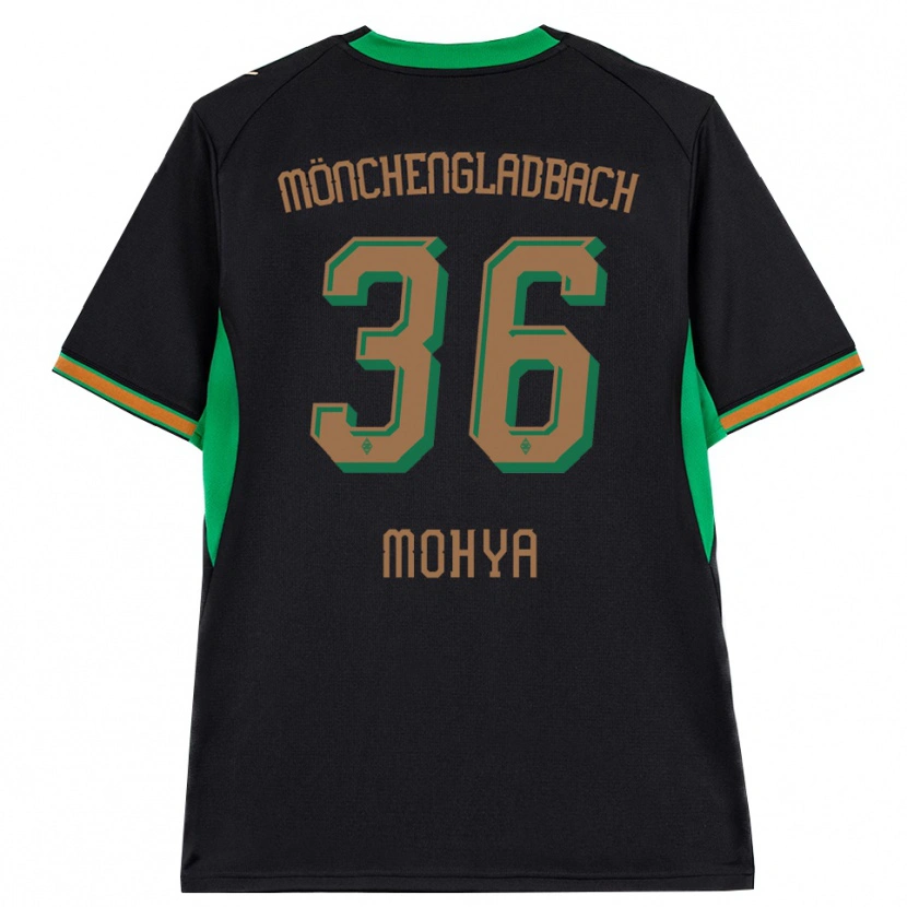 Danxen Criança Camisola Wael Mohya #36 Preto Laranja Verde Marrom Alternativa 2026/27 Camisa Brasil