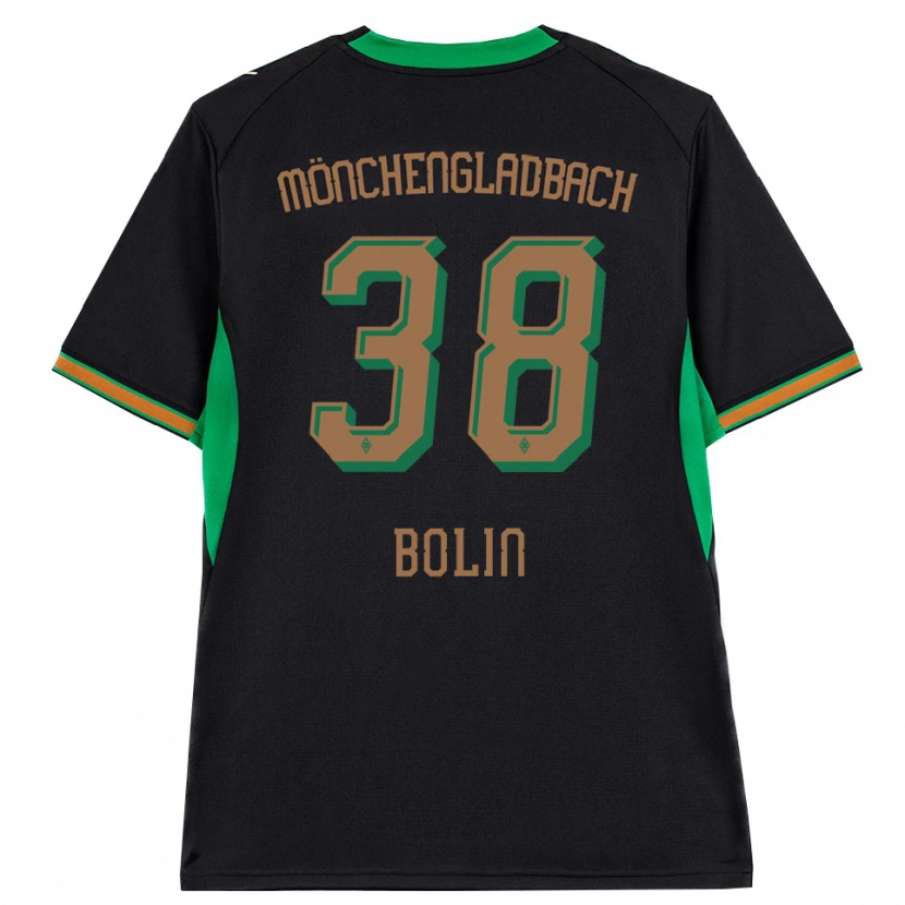 Danxen Criança Camisola Hugo Bolin #38 Preto Laranja Verde Marrom Alternativa 2026/27 Camisa Brasil