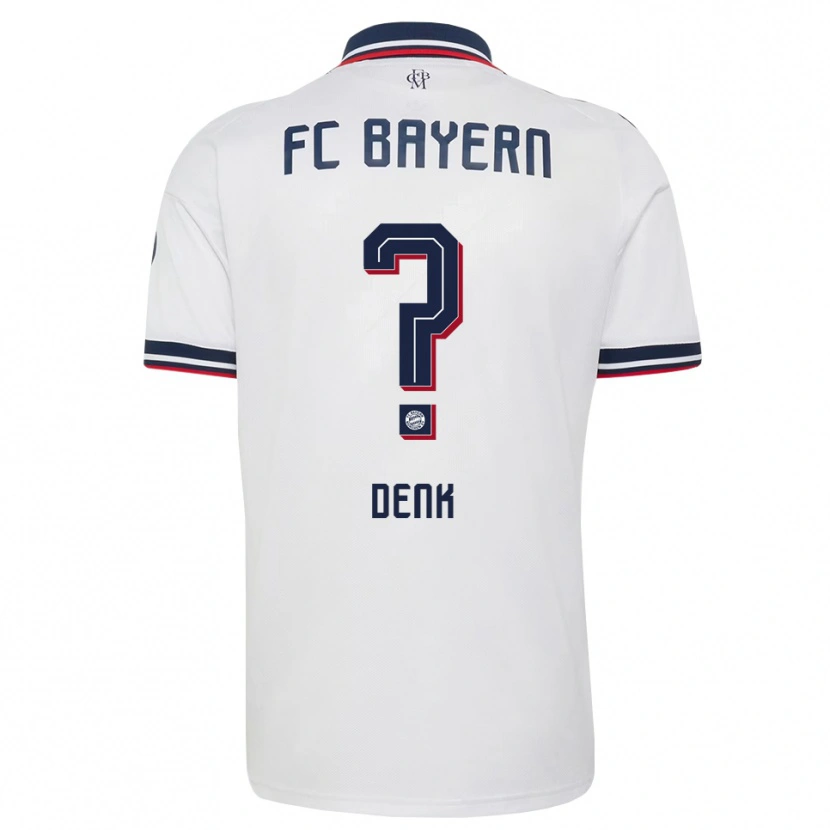 Danxen Criança Camisola Luca Denk #0 Cinza Branco Vermelho Alternativa 2026/27 Camisa Brasil