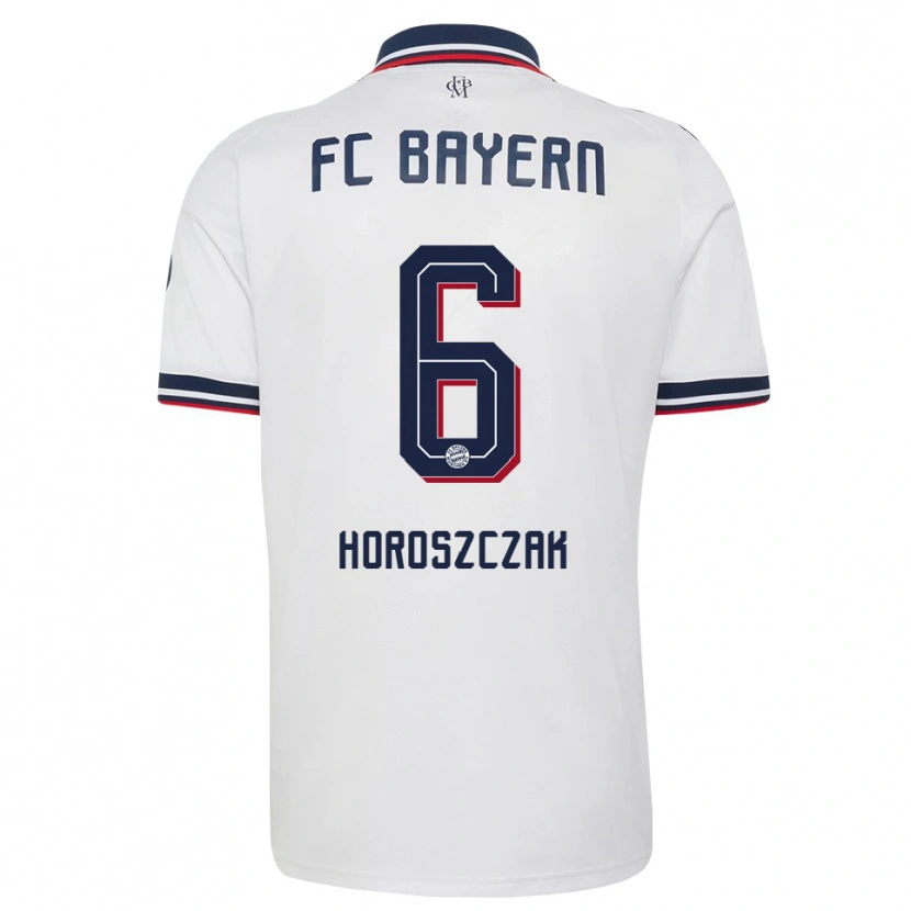 Danxen Criança Camisola Kuba Horoszczak #6 Cinza Branco Vermelho Alternativa 2026/27 Camisa Brasil