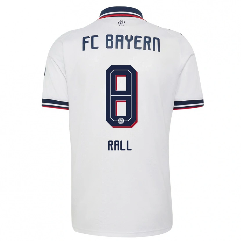 Danxen Criança Camisola Maximiliane Rall #8 Cinza Branco Vermelho Alternativa 2026/27 Camisa Brasil