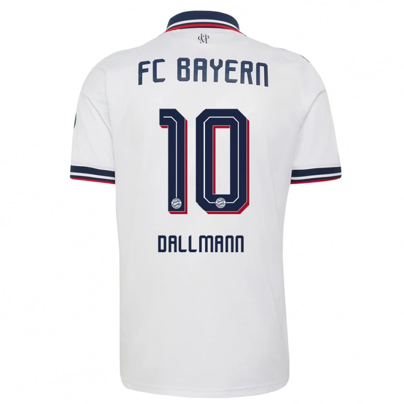 Danxen Criança Camisola Linda Dallmann #10 Cinza Branco Vermelho Alternativa 2026/27 Camisa Brasil