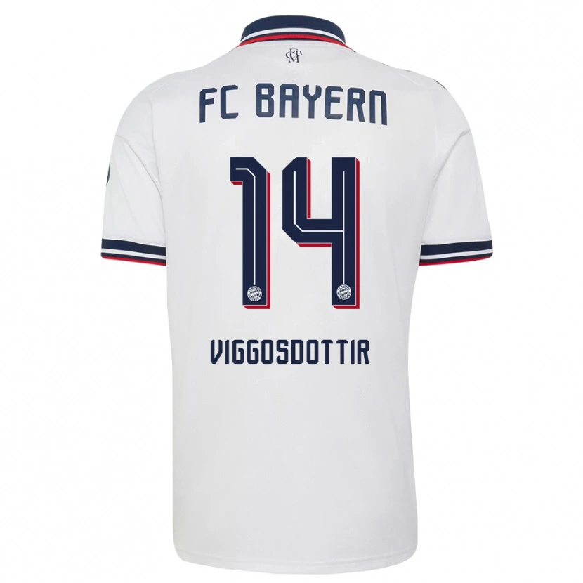 Danxen Criança Camisola Glodis Perla Viggosdottir #14 Cinza Branco Vermelho Alternativa 2026/27 Camisa Brasil