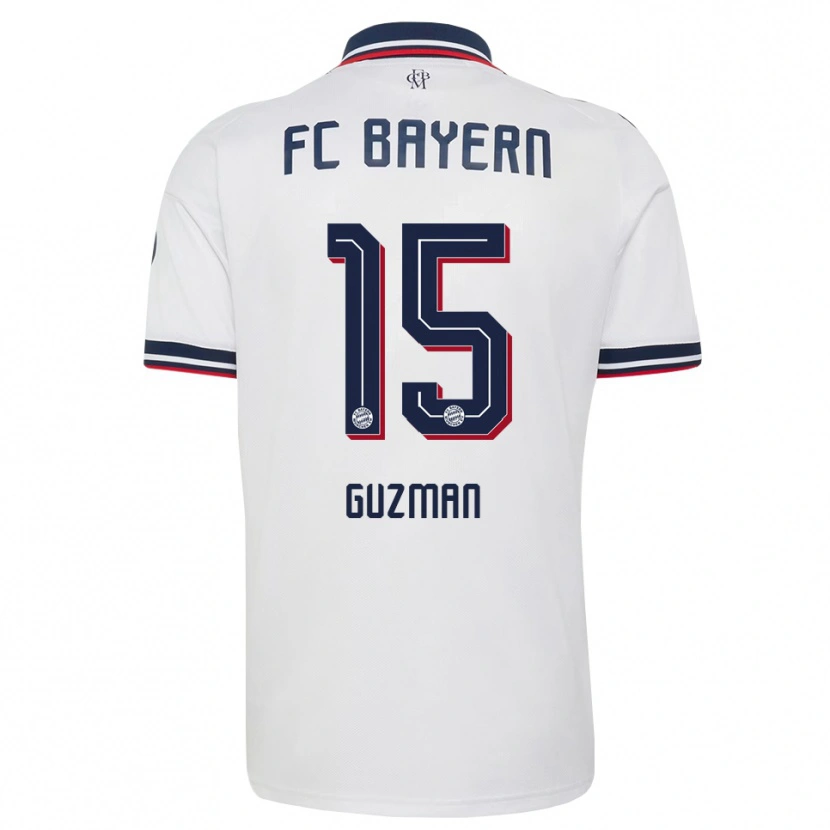 Danxen Criança Camisola Ana María Guzmán #15 Cinza Branco Vermelho Alternativa 2026/27 Camisa Brasil