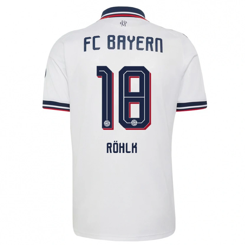 Danxen Criança Camisola Jona Röhlk #18 Cinza Branco Vermelho Alternativa 2026/27 Camisa Brasil