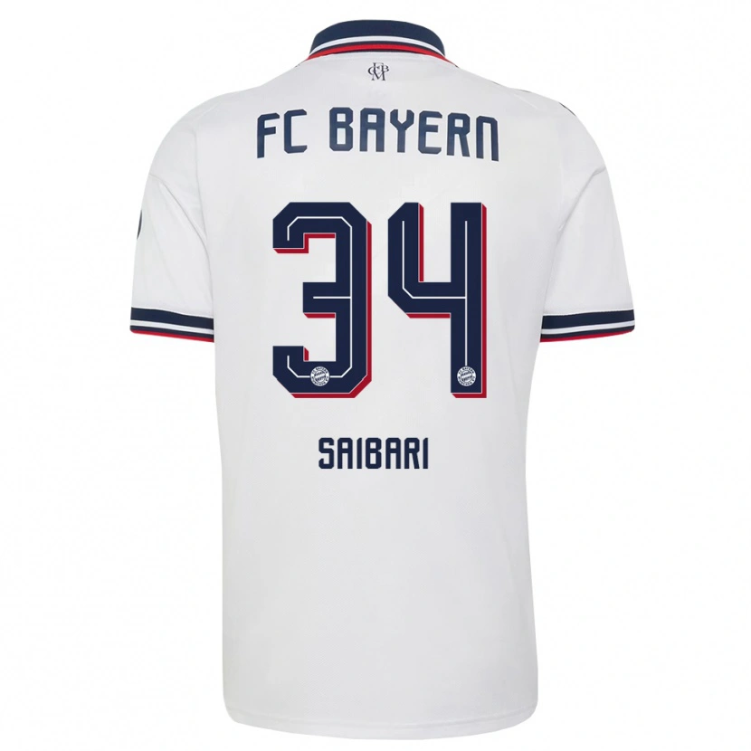 Danxen Criança Camisola Ismael Saibari #34 Cinza Branco Vermelho Alternativa 2026/27 Camisa Brasil