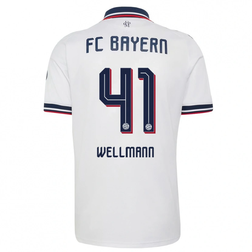 Danxen Criança Camisola Anna Wellmann #41 Cinza Branco Vermelho Alternativa 2026/27 Camisa Brasil