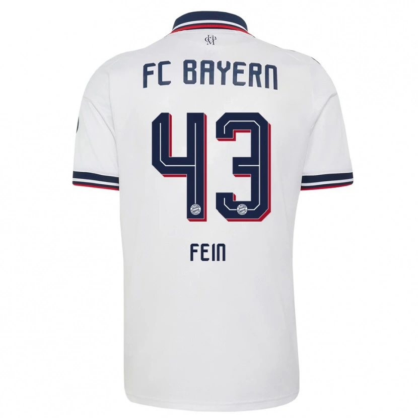 Danxen Criança Camisola Adrian Fein #43 Cinza Branco Vermelho Alternativa 2026/27 Camisa Brasil